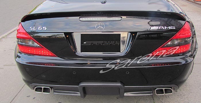 Custom Mercedes SL  Convertible Rear Bumper (2003 - 2012) - $2790.00 (Part #MB-058-RB)